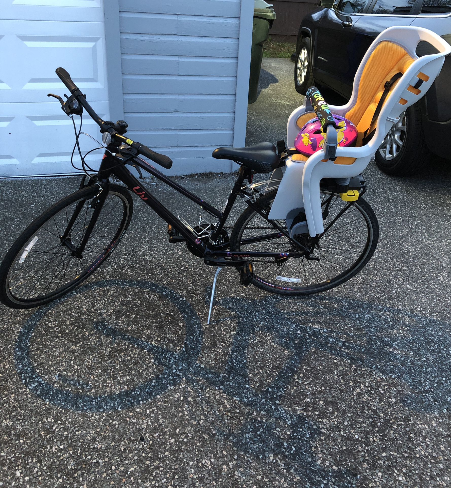 Bike With Child Seat 