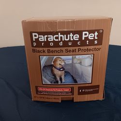 New Parachute Pet black bench seat protector