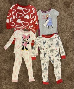 Girls Size 5T Pajama Bundle