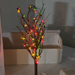 Department 56 Lighted Christmas Bare Branch Tree With Box 2004 Vintage 