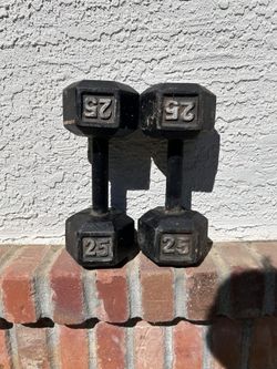 25 Pound Dumbells