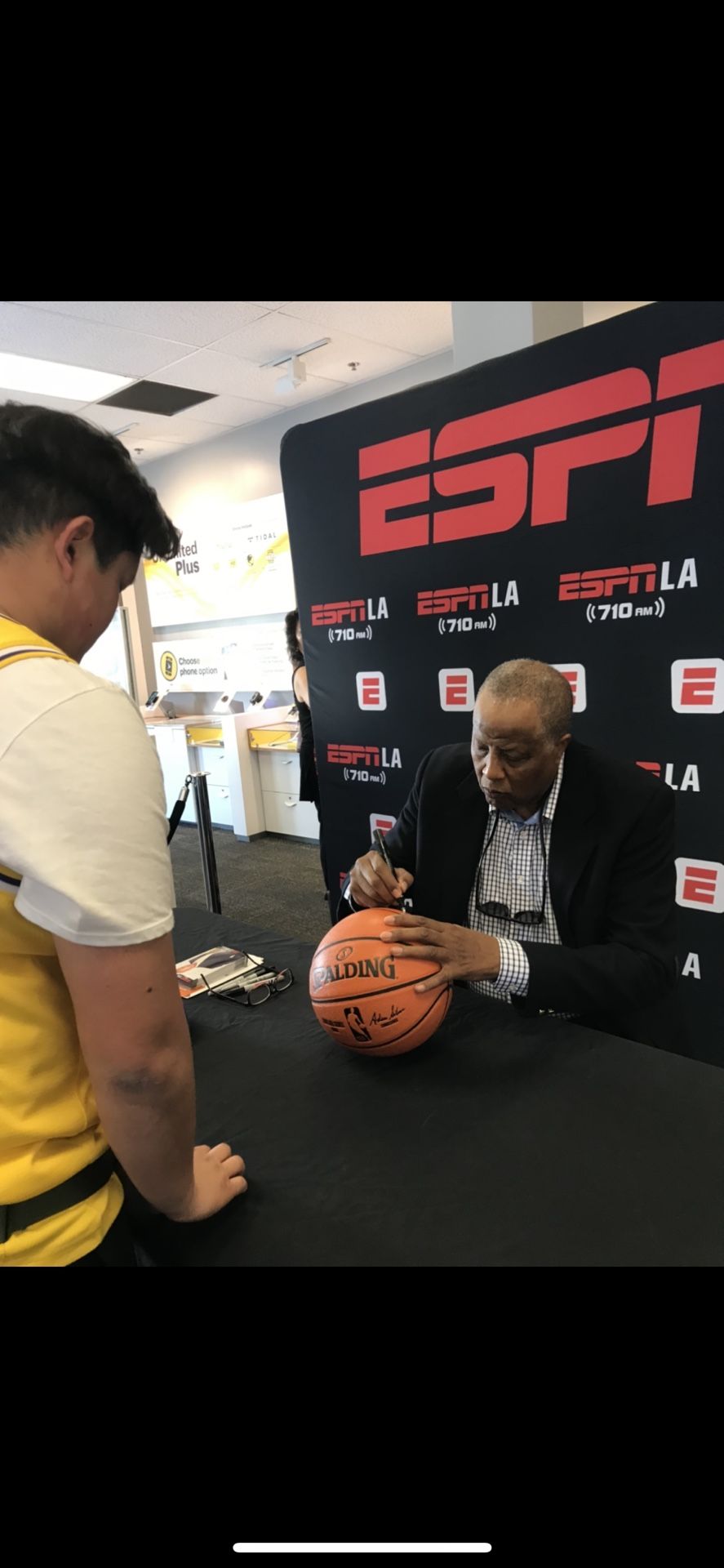 Jamaal Wilkes Autographed Ball