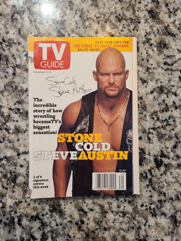 WWE TV Guide Lot 