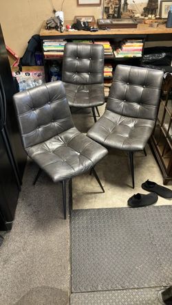 3 Coaster chairs