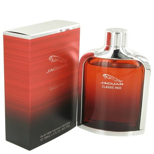 FIRM $15.00 "JAGUAR CLASSIC RED", 3.4 OZ EAU DE TOILETTE FOR MEN, NEW & SEALED BOX