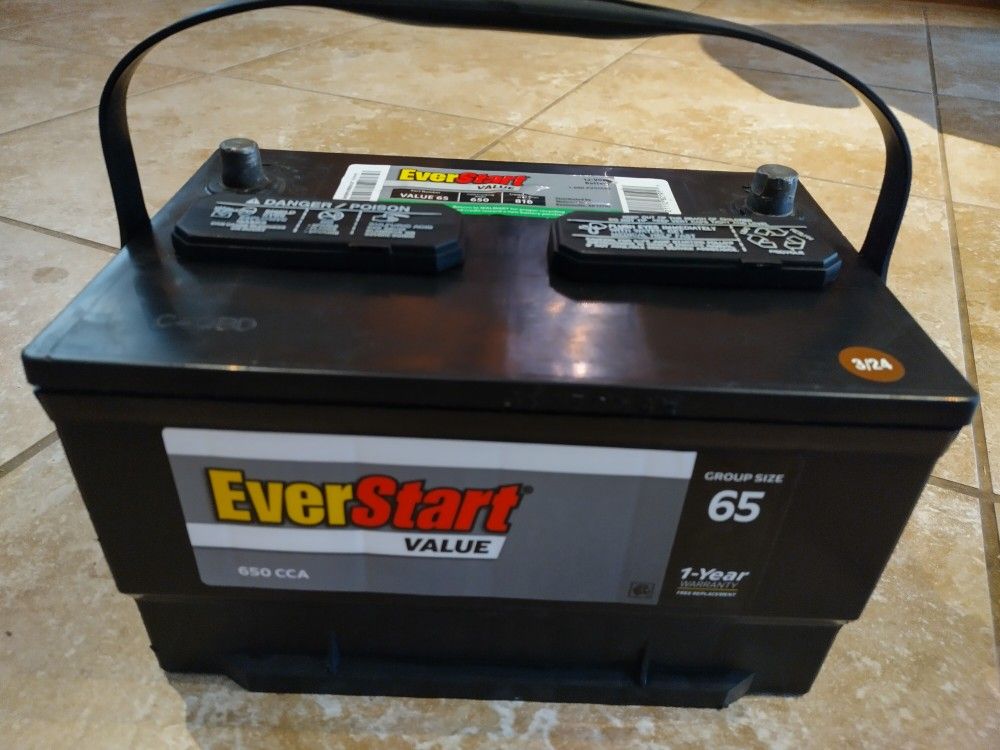 Batteries for auto or truck 12V different brands with warranty, Used from $50 and up. Price could vary