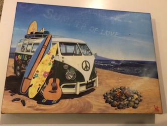Surfer picture for girls room