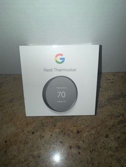 Google Nest Smart Thermostat in Charcoal *SEALED*