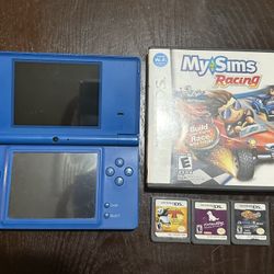 Blue Nintendo DSi bundle