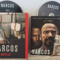 Narcos Netflix Season 1 FYC 4-disc Pedro Pascal Rare OOP