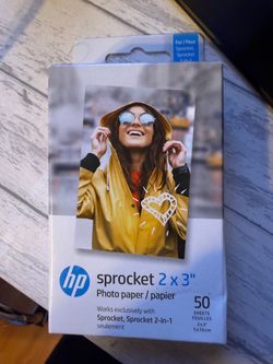 HP Sprocket 2x3 Photo Paper 50 Sheets