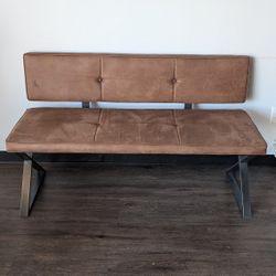 54" Faux leather Trent Austin Design Bench
