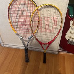 Ti Tennis Racket And Wilson Tennis Racket