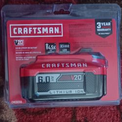 CRAFTSMAN LITHIUM ION 6.0AH V20 BATTERY 