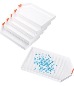 Plastic Diamond Painting Trays White Rhinestone Trays