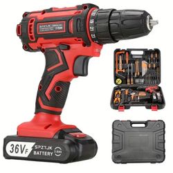 DRILL KIT 128 Piece‼️ (2 BATTERIES INCLUDED)