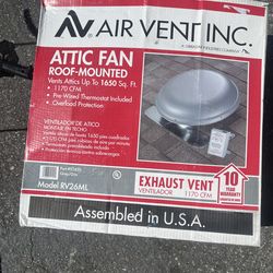 New Attic Fan