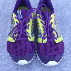 Reebok realflex scream purple running shoes size 8