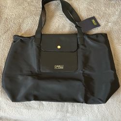 Cavalli Class Black Tote Bag- NWT