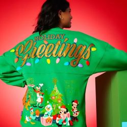 Disney Classics Christmas Holiday Spirit Jersey for Adults