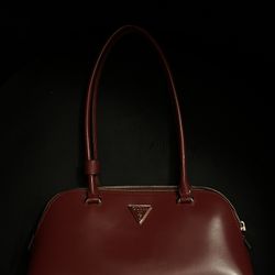 Guess Burgundy Shoulder Bag