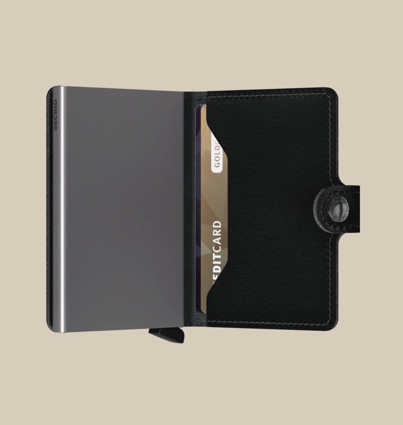 SECRID Original Black Mini Wallet