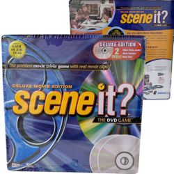 Scene It? Deluxe Movie Edition - 2007 DVD Game - LE Tin Box - Discontinued