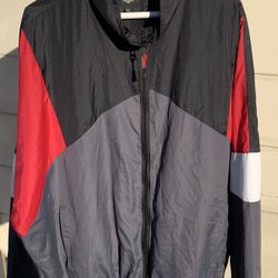 The Original Brave Soul London Windbreaker Jacket (Men’s Size: XL) (Multicolor)