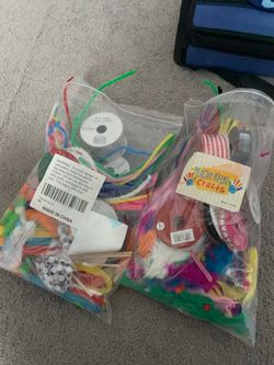 Kids crafts set 2 bags