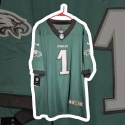 Jalen Hurts Philadelphia Eagles Nike Men's NFL Game Jersey  in midnight green