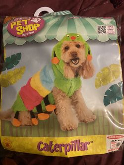Caterpillar Dog Costume Size Large