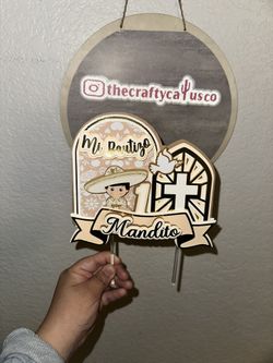 Charito Bautizo Cake topper