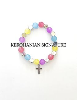 Eternal Grace Colorful Glass Beaded Bracelet
