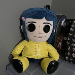 Coraline Button Eye Stuffy 