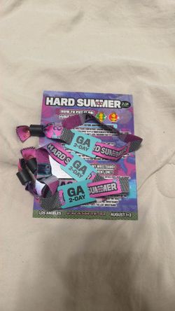 HARDSUMMER 2 DAY GA  , SAT , SUN