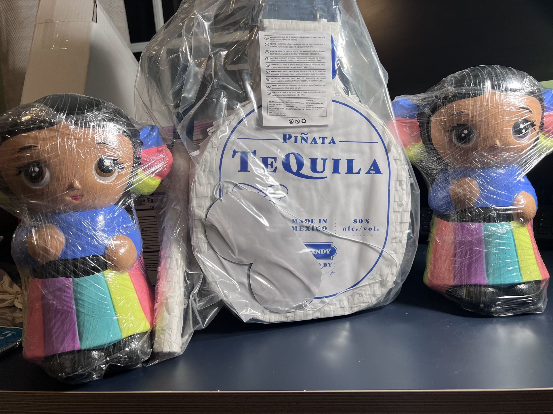 Piñata and 2 Alcancias/ piggy banks Muñeca Lele/Queretaro