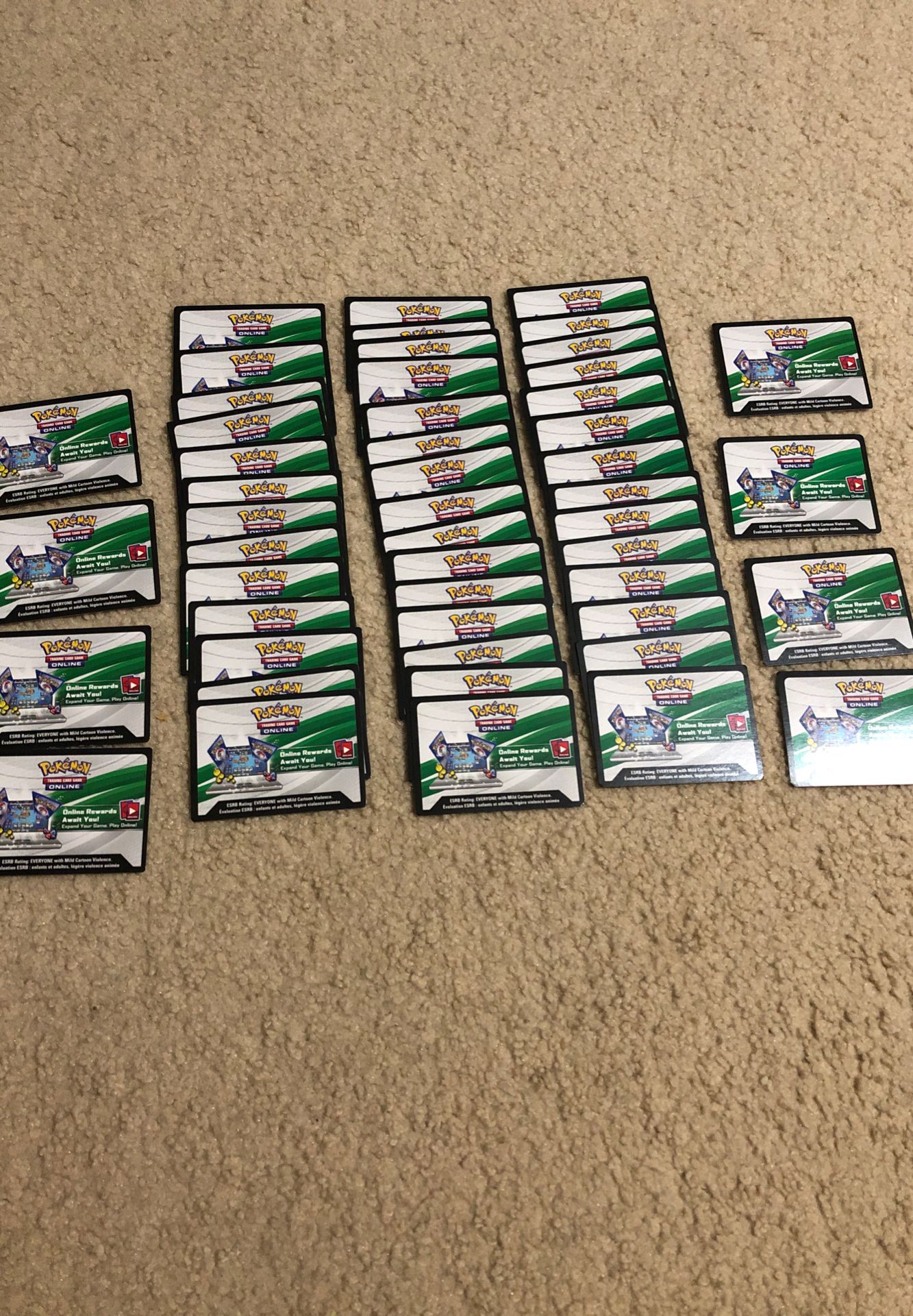 Champions path code cards 50 lot