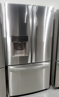 Kenmore 3-Door Stainless Steel Refrigerator
