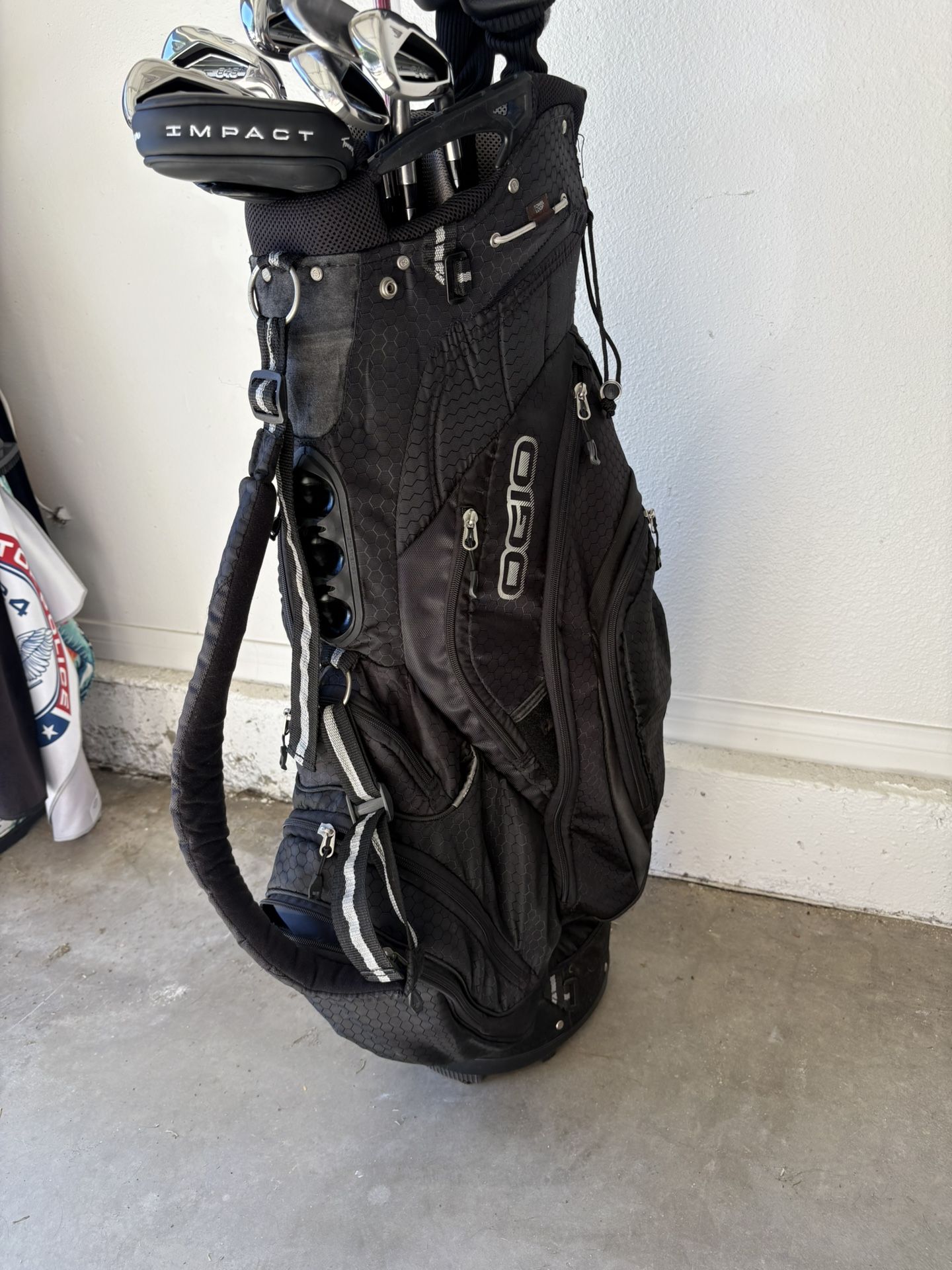 Ogio Black Golf Cart Bag