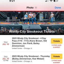 Windy City Smoke out Thursday Tickets 