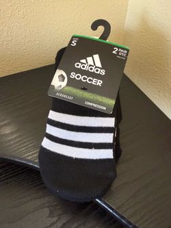 Adidas Soccer Compression OTC Socks 2 Pair Youth Small NEW