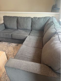 Living Spaces Grey Couch