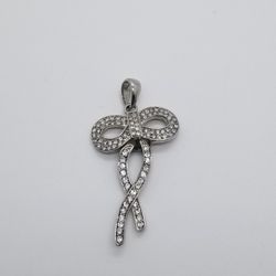 Masquerade Mask Pendant silver