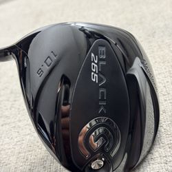 LH Cleveland CG Black 265 Driver 10.5* Miyazaki 39g Stiff Graphite Shaft 45.5”