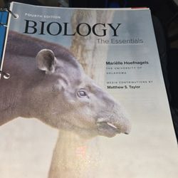 4th Edition BIOLOGY THE ESSENTIAL 