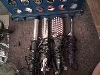 Makeup,hair stuff, lashes, and headphones
