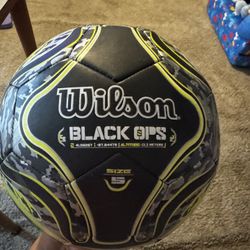 Wilson Black Ops Soccer ⚽️ ball Size 5