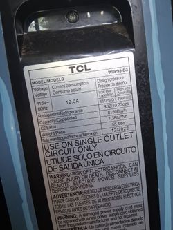 TCL Portable Air conditioner