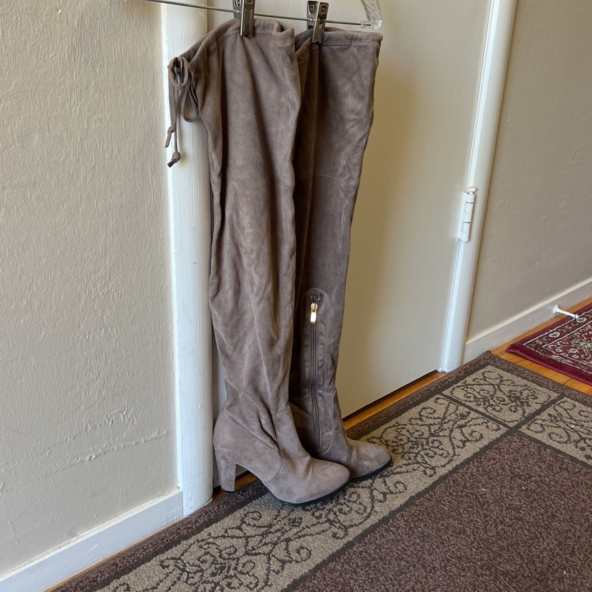 Thigh High Suede Boots