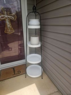 Stand with 2 pots